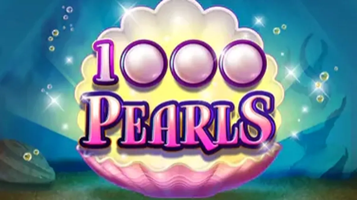 Interface do jogo de slot 1000 Pearls com tema subaquático