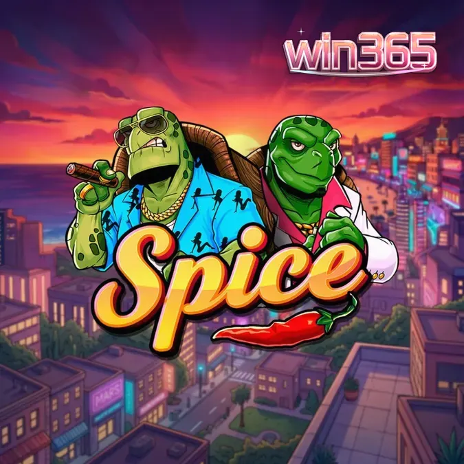 Interface de jogo do slot Spice com temática de tartarugas e grade 6x6